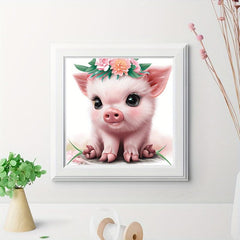 DIY Diamond Painting Piggy Full Of Diamonds Home Decoration Art