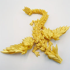 3D Printed Crystal Wing Dragon Model