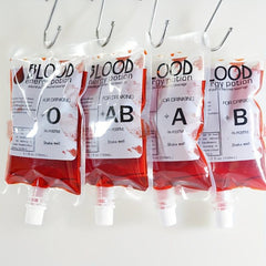 10pcs Halloween Cosplay Drink Bags Blood Pouch Props Zombie Beverage