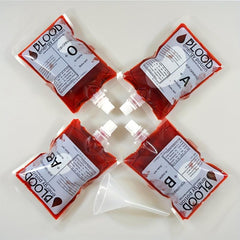 10pcs Halloween Cosplay Drink Bags Blood Pouch Props Zombie Beverage