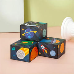 Magic Cube Magic Bean 6 Sided Maze 4 Piece Set Decompression Toy