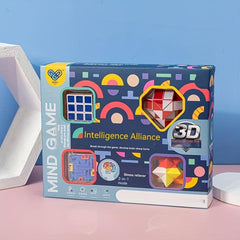 Magic Cube Magic Bean 6 Sided Maze 4 Piece Set Decompression Toy