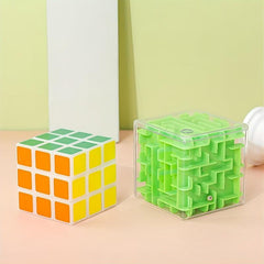 Magic Cube Magic Bean 6 Sided Maze 4 Piece Set Decompression Toy