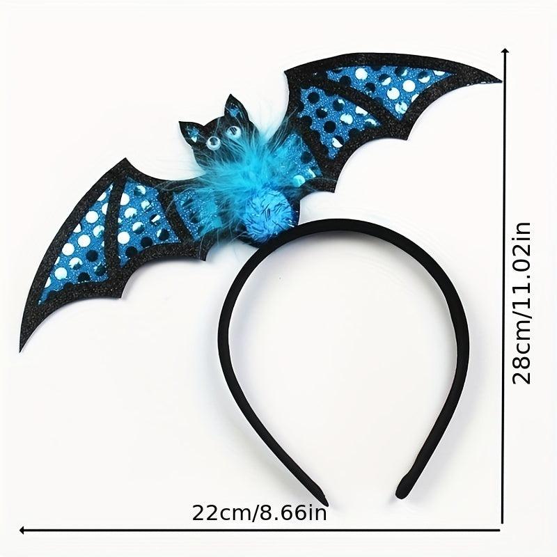Halloween Bat Hairband Party Prom Headwear for Women Girls