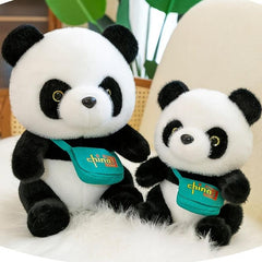 Chinese Panda Plush Toy Doll Sleeping Pillow Girl Doll Bed Travel Souvenir Colle