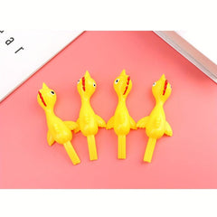 30Pcs Wall Stick Chick Toys Fidget Ejection Chicken Turkey Fun Toy