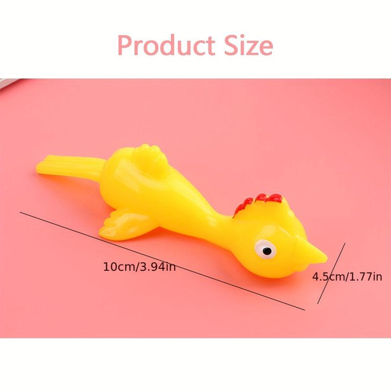 30Pcs Wall Stick Chick Toys Fidget Ejection Chicken Turkey Fun Toy