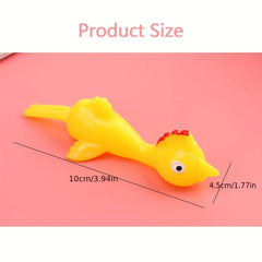 30Pcs Wall Stick Chick Toys Fidget Ejection Chicken Turkey Fun Toy