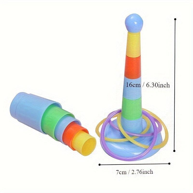 2pcs Small Rainbow Layer Stacking Creative Game