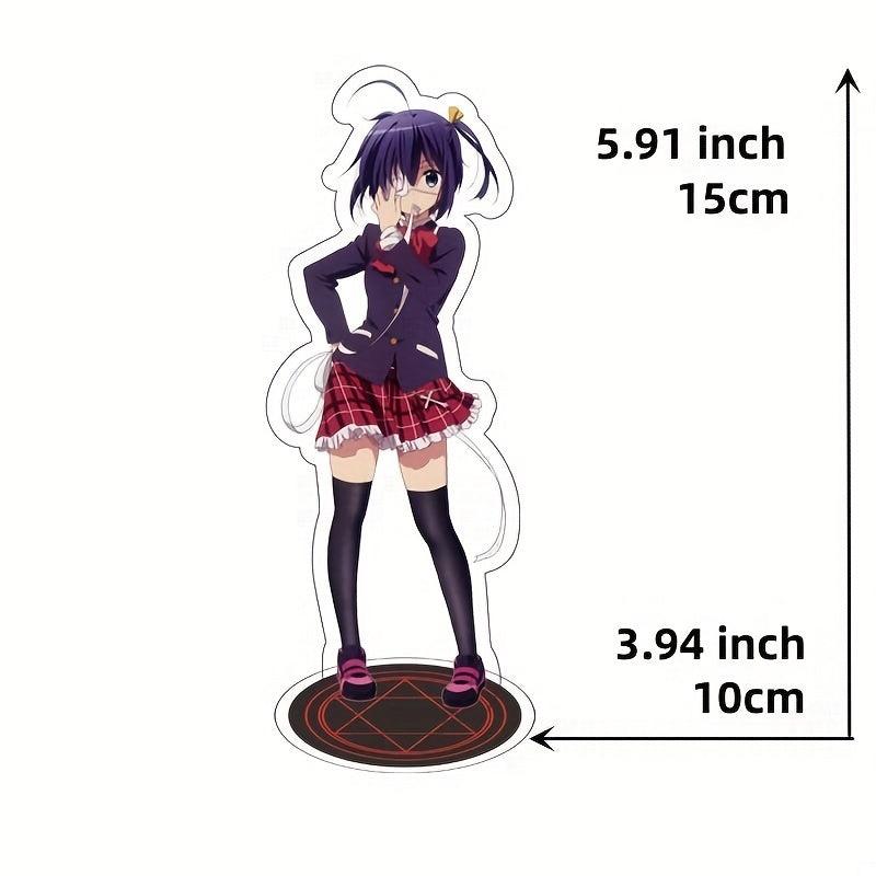 Anime Acrylic Stand Model Plate For Desk Decor - 2 Sided Printed