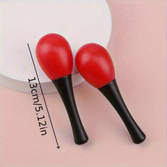 Plastic Egg Maracas Mallet Orff Percussion Instrument