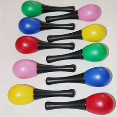 Plastic Egg Maracas Mallet Orff Percussion Instrument