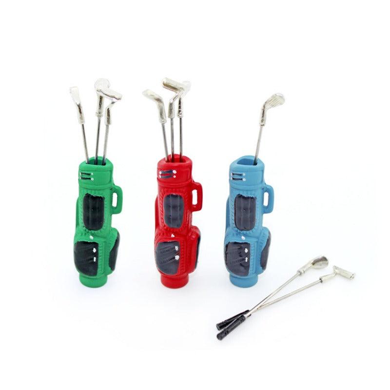 Mini Golf Club Model Toy House Accessory for Creative Scene Shooting Props