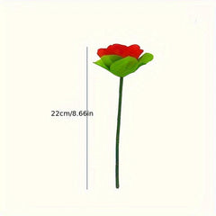 Magic Props Flash Roses Scarves Turn Into Roses Flower