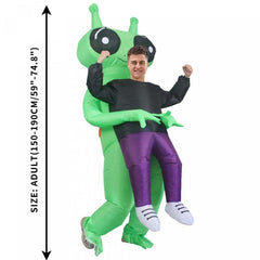 Big Eyed Alien Ghost Inflatable Costume Adult Size 150cm - Party Cosplay Spoof