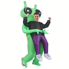 Big Eyed Alien Ghost Inflatable Costume Adult Size 150cm - Party Cosplay Spoof