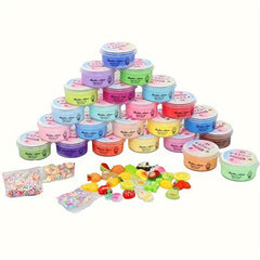 24pcs Butter Slime Kit Party Favors Stress Relief Toy Girls Boys Halloween Chris