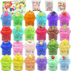 24pcs Butter Slime Kit Party Favors Stress Relief Toy Girls Boys Halloween Chris
