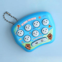 Mini Handheld Game Console Cartoon Pattern Electronic Light Toy