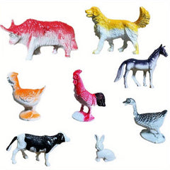 18pcs Dinosaur Animals World Model Soft Rubber Prehistoric Dinosaur Variety Size