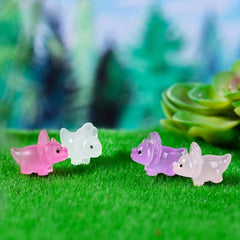 8pcs Triangular Dragon Micro Landscape DIY Decorations