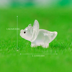 8pcs Triangular Dragon Micro Landscape DIY Decorations