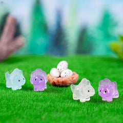 8pcs Triangular Dragon Micro Landscape DIY Decorations