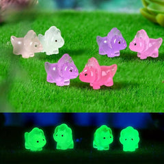 8pcs Triangular Dragon Micro Landscape DIY Decorations