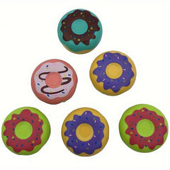 4pcs Mini Donut Pull Back Car Toy Small Car Cartoon Fun Pull Back Donut