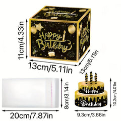 Birthday Party Money Box Decorations - Surprise Draw Money Box