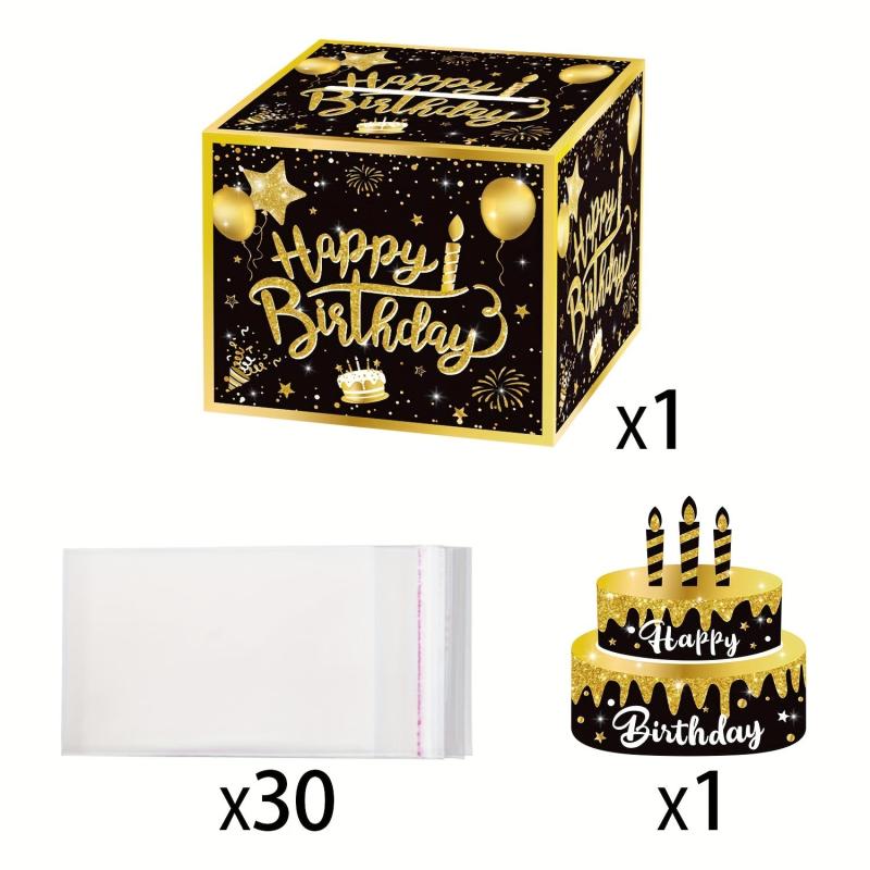 Birthday Party Money Box Decorations - Surprise Draw Money Box