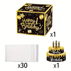 Birthday Party Money Box Decorations - Surprise Draw Money Box