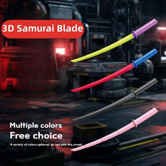 2pcs 3D Printed Katana Gravity Telescopic Toy for Adults