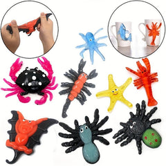 6Pcs Random Halloween TPR Soft Glue Venting Toys