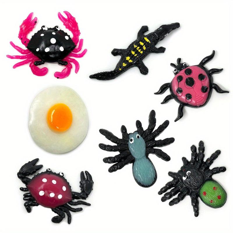 6Pcs Random Halloween TPR Soft Glue Venting Toys