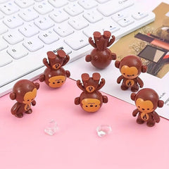68pcs Monkey Tumbler Toys Reversing Rotating Mini Toy For Kids