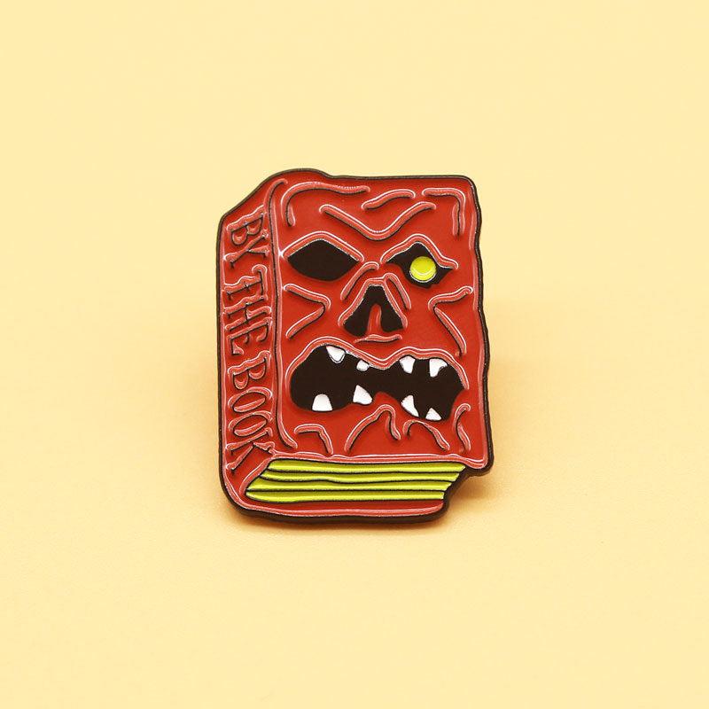 Horror Movie Metal Badge Halloween Skull Brooch Gift Backpack Decoration Pin