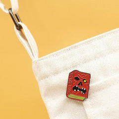 Horror Movie Metal Badge Halloween Skull Brooch Gift Backpack Decoration Pin