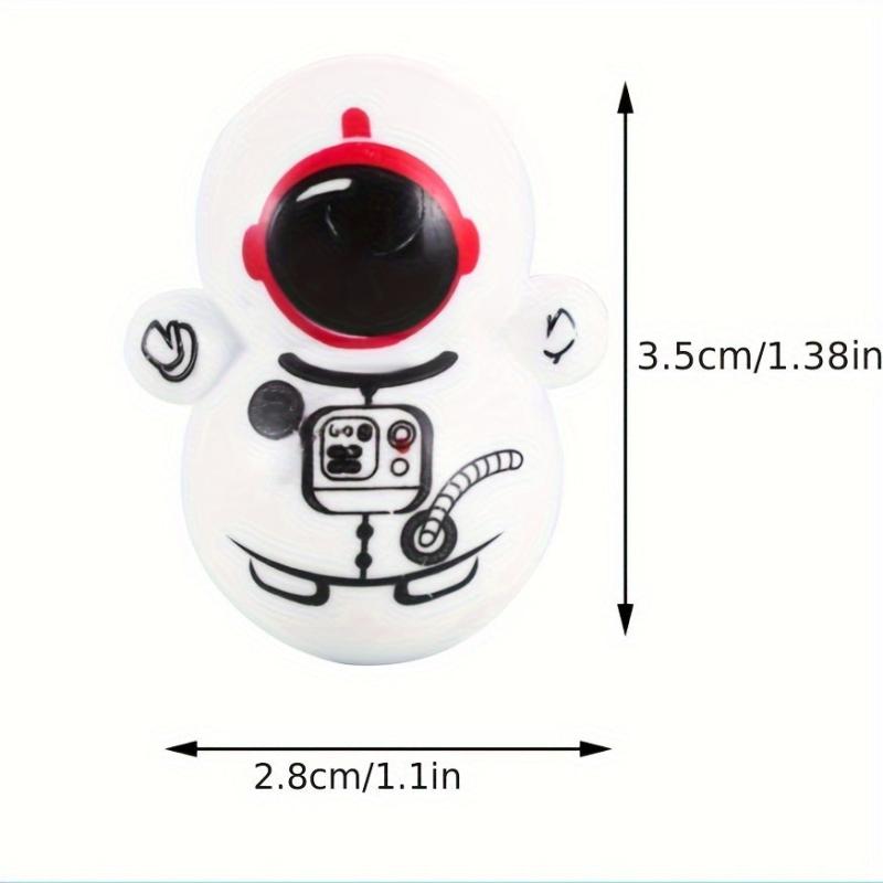 10pcs Astronaut Mini Tumbler Toy Desktop Decor Gift Random