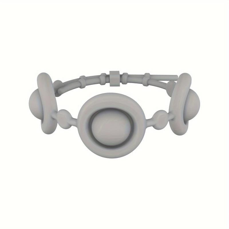 Bubble Women's Bracelet Decompress Finger Toys Key Chain Christmas Gift