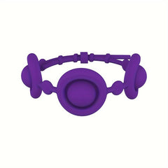 Bubble Women's Bracelet Decompress Finger Toys Key Chain Christmas Gift