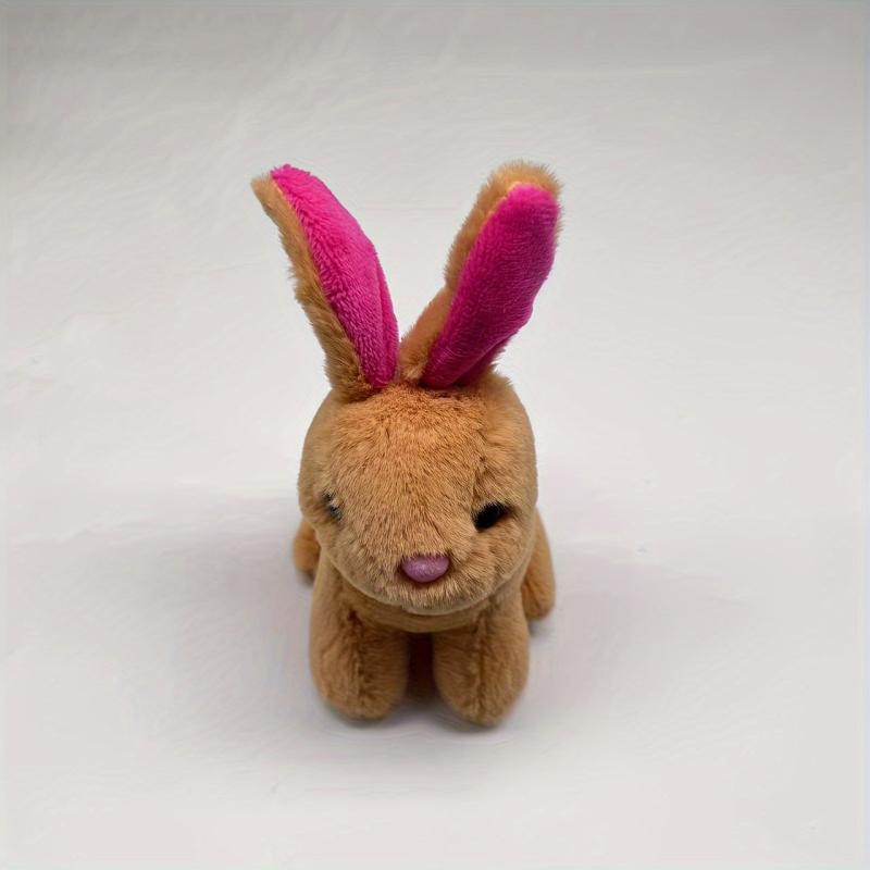 Pink Rabbit Plush Toy Keychain Pendant