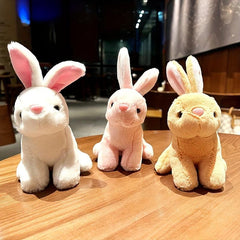 Pink Rabbit Plush Toy Keychain Pendant