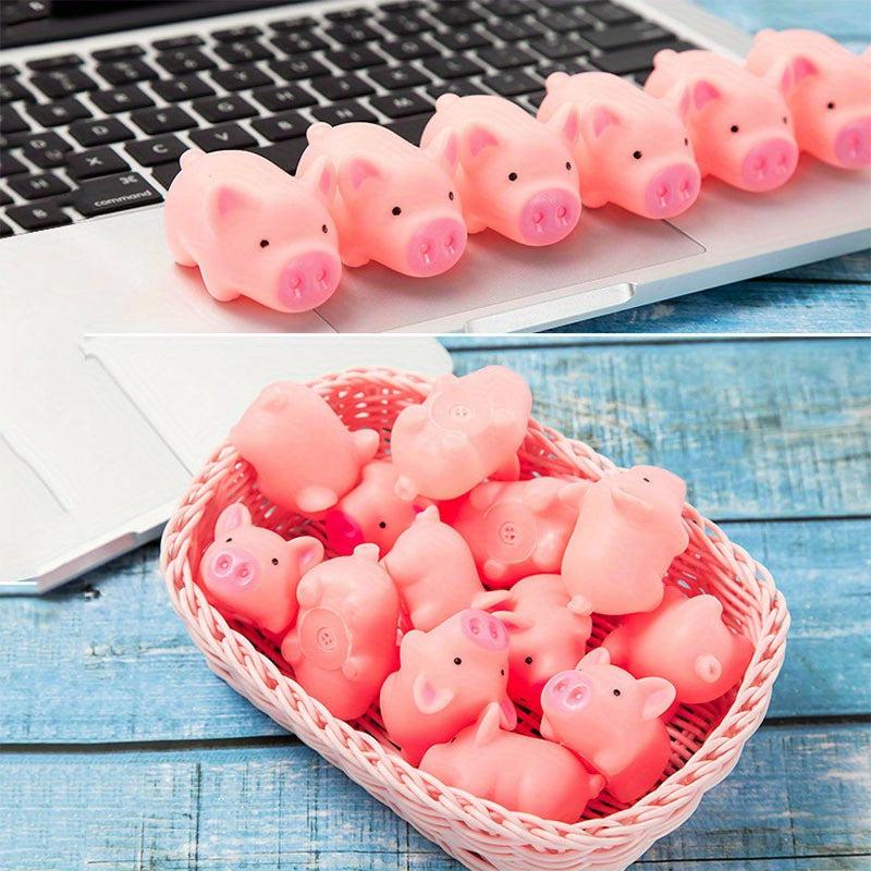 3pcs Piggy Pinch Call Pink Toys Vent Piggy Pinch Funny Decompressing Vent Toys
