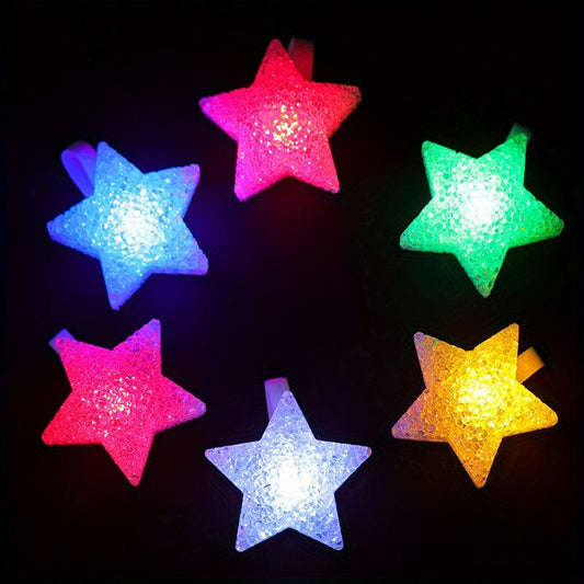 Stage Performers Holding Star Games Dance Performance Chorus w/ Pentagram Props