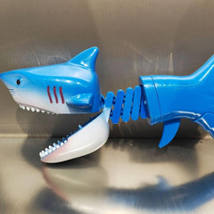 Biting Shark Dinosaur Toy Spring Telescopic Hand Clip