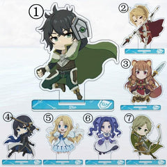 Anime Acrylic Stand Model Plate Desk Decor Double Sided Printed 3.93 Inch