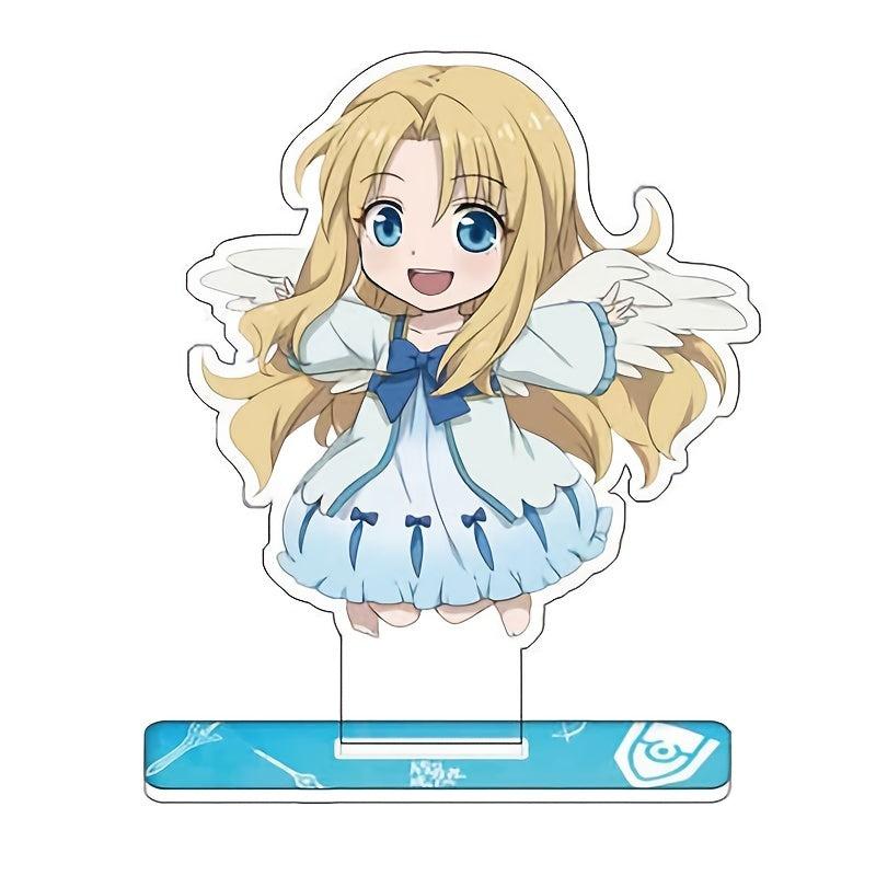 Anime Acrylic Stand Model Plate Desk Decor Double Sided Printed 3.93 Inch