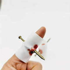 2pcs Nail Finger Scary Trick Toys Creative Funny Magic Props