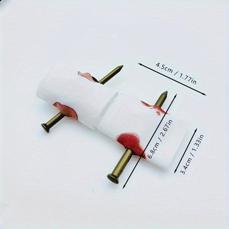 2pcs Nail Finger Scary Trick Toys Creative Funny Magic Props